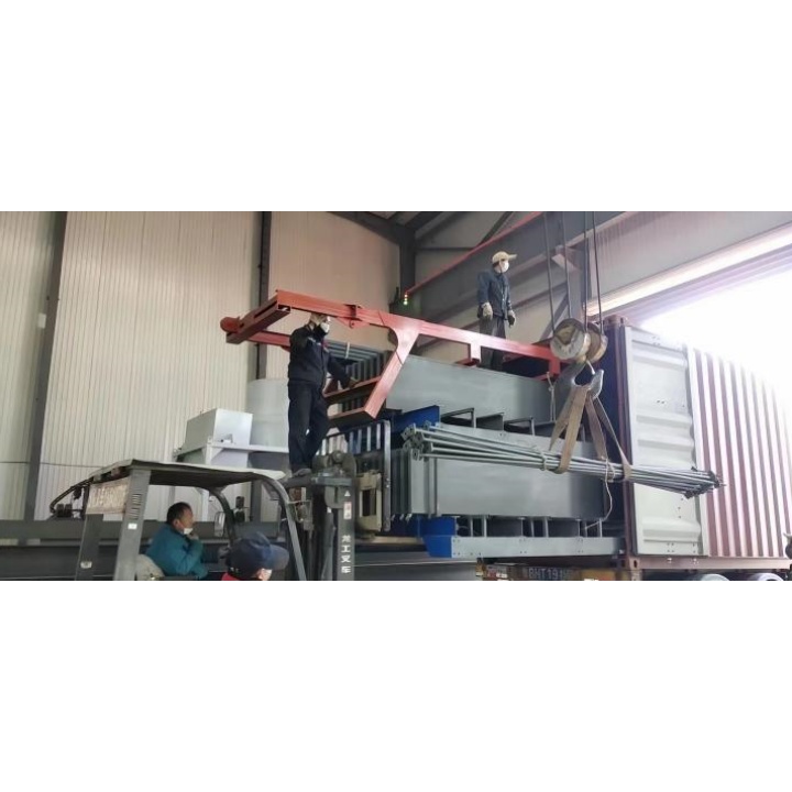 LIBO-HM20 içi boş HM14 bərk yüngül beton EPS divar paneli istehsal xəttinin Meksikaya çatdırılması